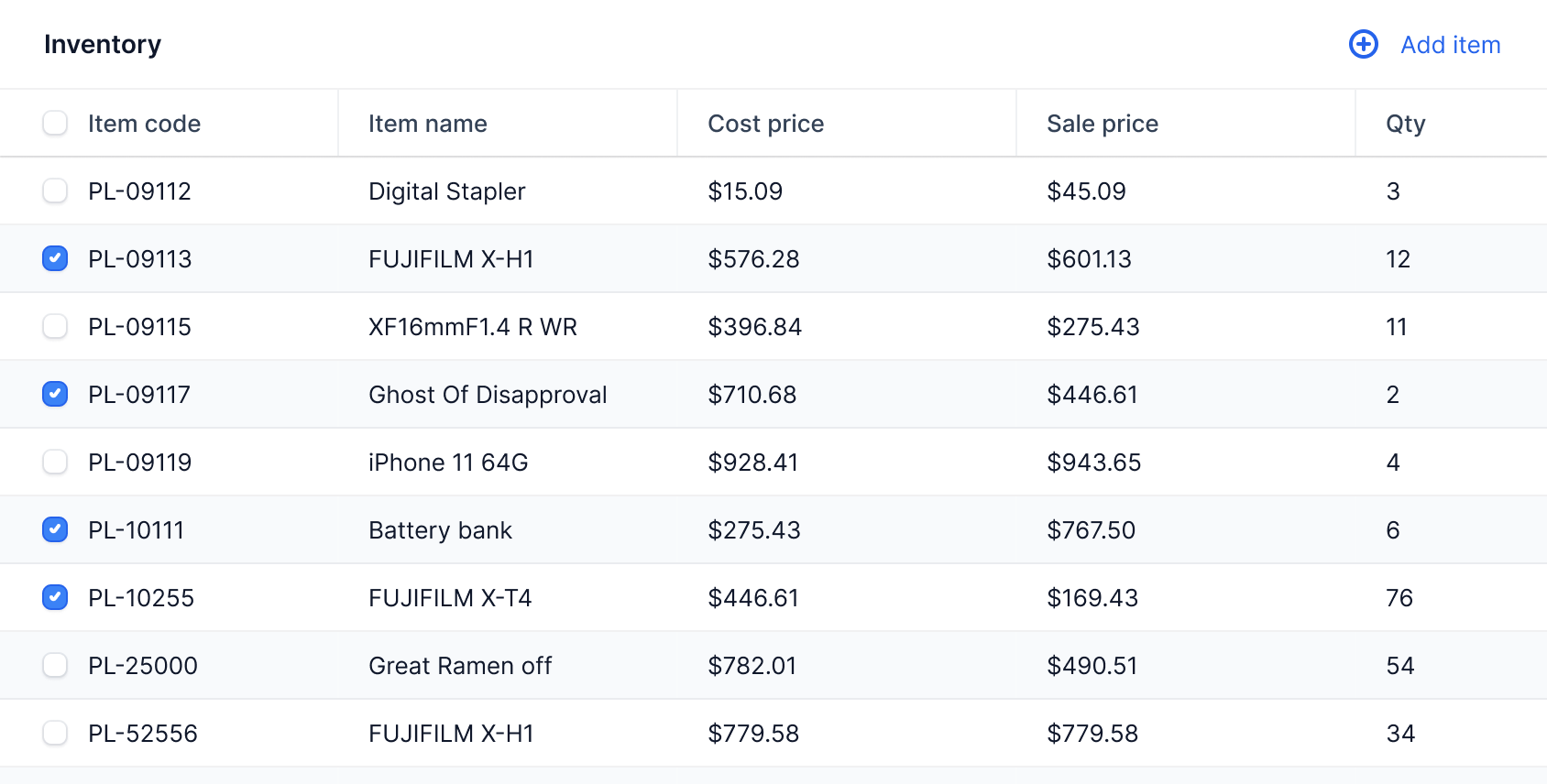 Never lose track of what’s in stock with accurate inventory tracking.